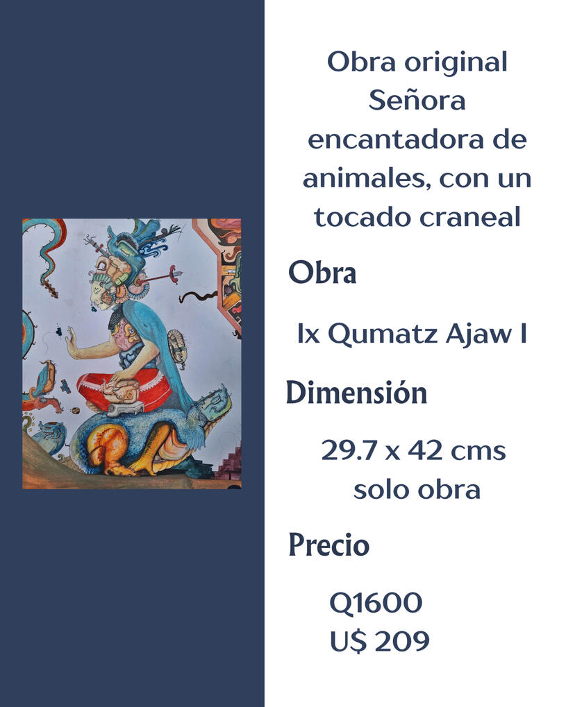Obra pintura Maya Diseño por Nicolas Cocon